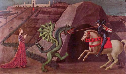 Saint George slaying the dragon